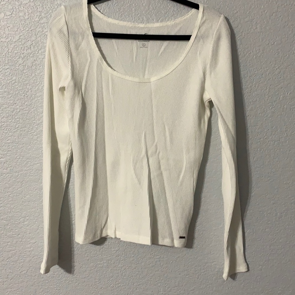White waffle top